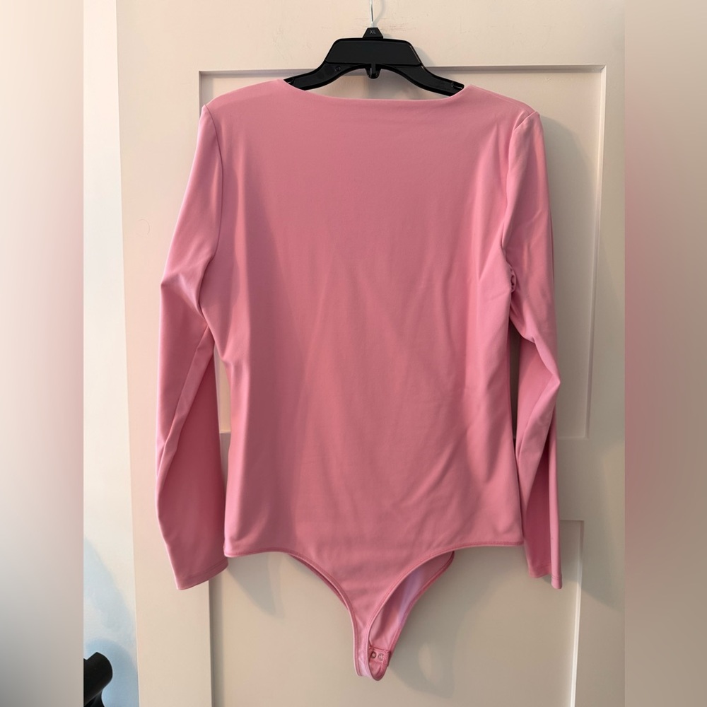 Abercrombie & Fitch Soft A&F Long Sleeve Bodysuit – Pink, Size XL - Picture 3 of 11
